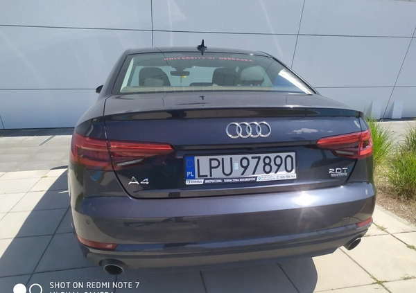 Audi A4 cena 69900 przebieg: 157100, rok produkcji 2017 z Puck małe 529